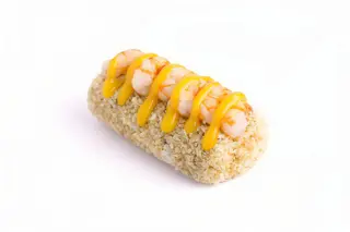 Хот дог з креветками. (200 грамів)