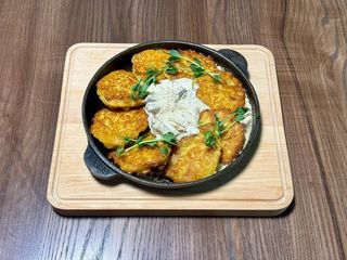 Деруни з білими грибами (460g)