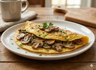 Omlet sa gljivama