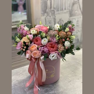 Квіти в коробці 15236