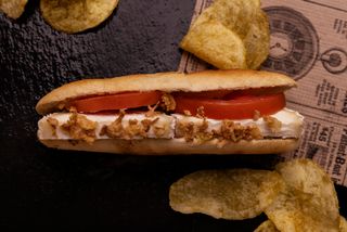 8 Montadito De Crema De Queso De Cabra