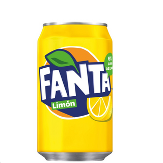 Fanta Limón lata 330ml.