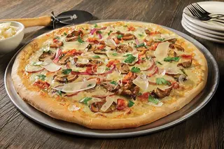 Pizza De Bacon E Funghi
