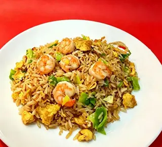 Arroz Frito com Camarão