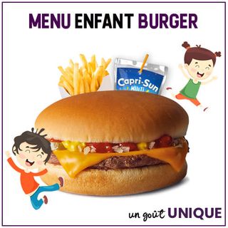 Menu Enfant Burger