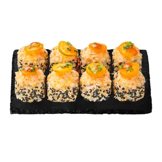 Запечений рол з креветками та манго (280г)