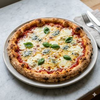 Pizza quattro formaggi (32 cm.)