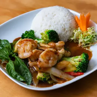 18. Pad Kee Mao Vegetariano