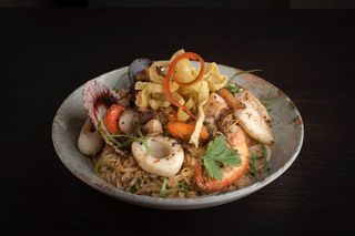 Arroz Chaufa de Mariscos