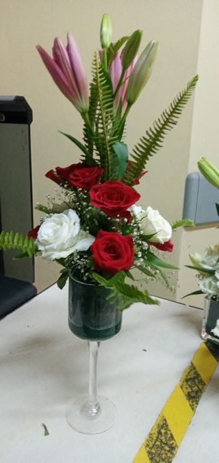 Composition Vase Amour 