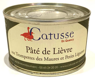 Pate de iepure salbatic cu ciuperci Trambita piticului si legume marunte 130 gr