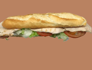 Bocadillo Vegetal Con Pollo