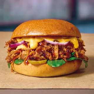 PULLED PORK BURGER - NEW -