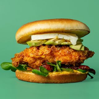 Hamburguesa De Pollo Curry