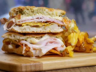 Mezza schiacciata rustica