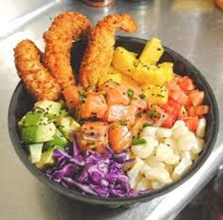 69. Poke Langostino Tempura