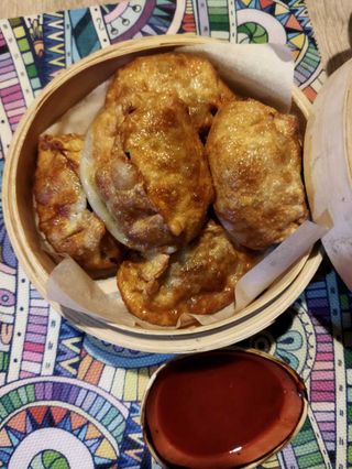 Хошан Манты жареные