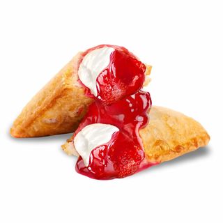 Клубника крем-чиз пирожок