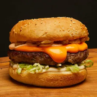 Burger cheese first