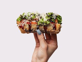 Хот рол лосось (215g)