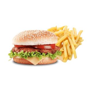 King grillburger e patatine