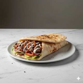 Panino kebab solo carne