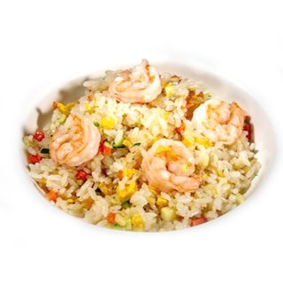 252 Riso saltato con gamberi