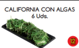 12. California Con Algas (6 Uds.)