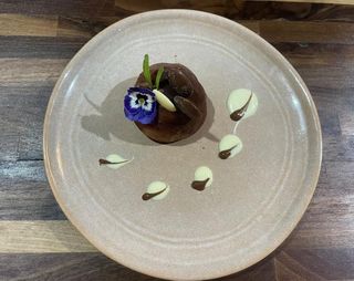 Mochi japones de chocolate negro