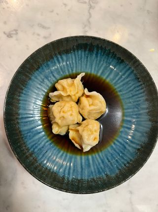 Shui-jiao ripieni di maiale e verdure - 4 pezzi