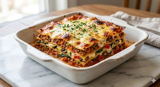 Lasaña De Carne Con Verduras