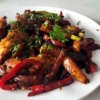 Pui Teriyaki cu legume si orez  420 g 