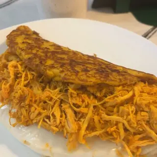 Cachapa de pollo
