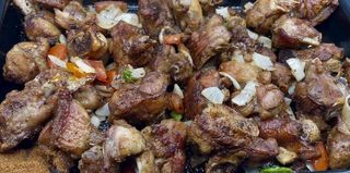 Choukouya De Dindon Avec Attiéké