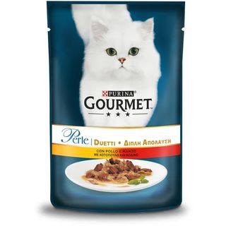 Purina Gourmet - вологий корм для дорослих котів з куркою та яловичиною, 85 г