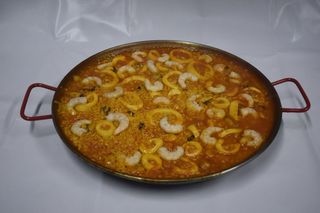 Paella de mariscos (2 raciones)