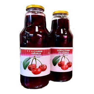 Domaći sirup od višnje sa plodom