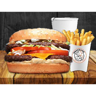 Двоен чийзбургер (320г)