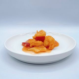 Gamberi in salsa agrodolce