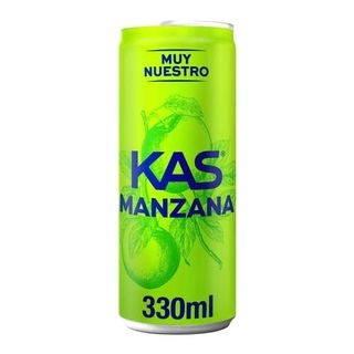 KAS Manzana Refresco con gas sabor Manzana Lata 330ml