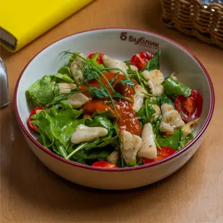 Салат с кальмарами и грибами (300г)