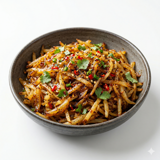 Patatas picantes con vinagre (酸辣土豆丝)