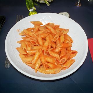 Pasta corta e cotoletta