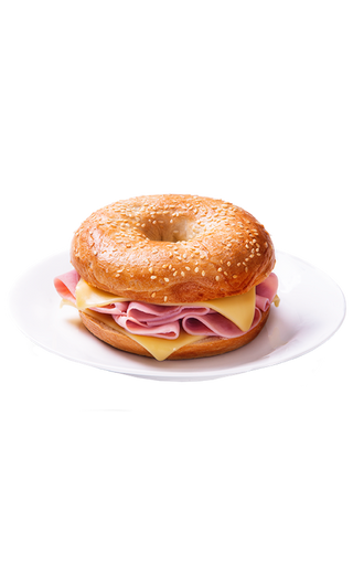 Bagel Jamon Y Queso