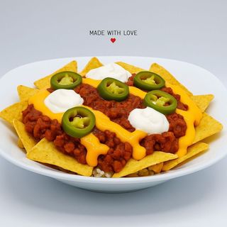 Nachos di chili con carne