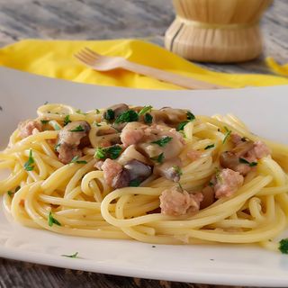 Pasta Salsiccia E Funghi