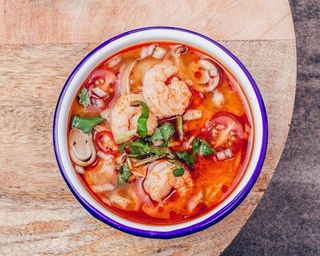 TOM YUM zupa tajska z krewetkami