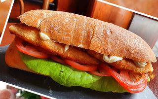 Schnitzel sandwich
