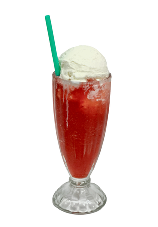 Granizado de fresa bola limón 