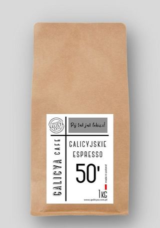 Galicyjskie Espresso 50' kawa ziarnista (naturalna) 500g